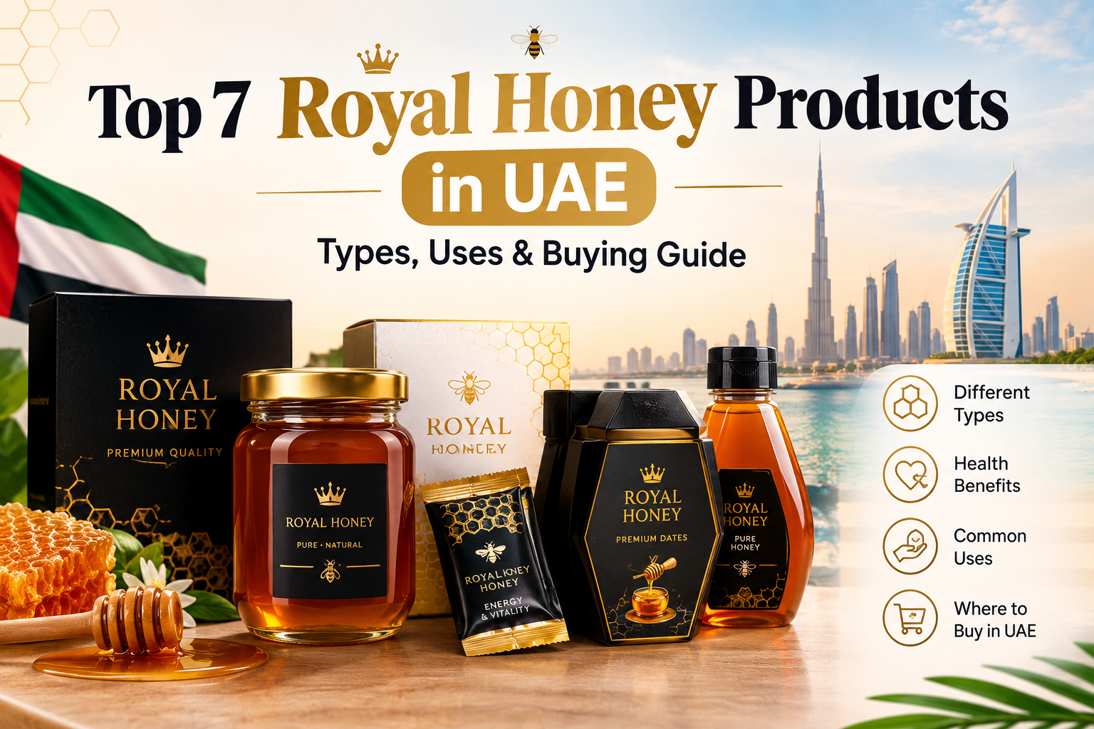 Top 7 Royal Honey Products in UAE: Types, Uses & Buying Guide